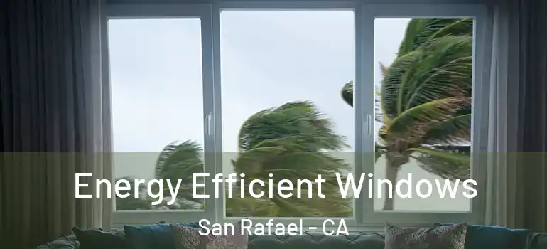  Energy Efficient Windows San Rafael - CA