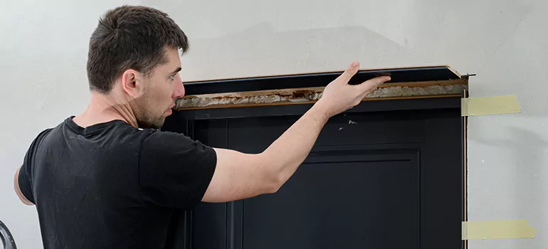 Wood Door Hole Repair in San Rafael, CA